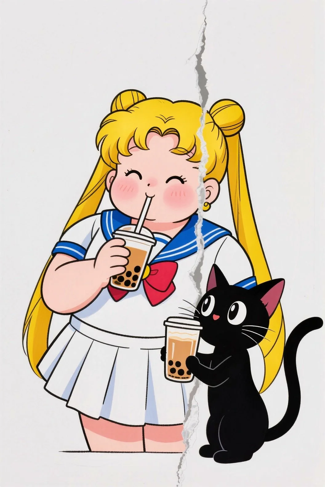 被美少女和她的猫治愈了！手机壁纸