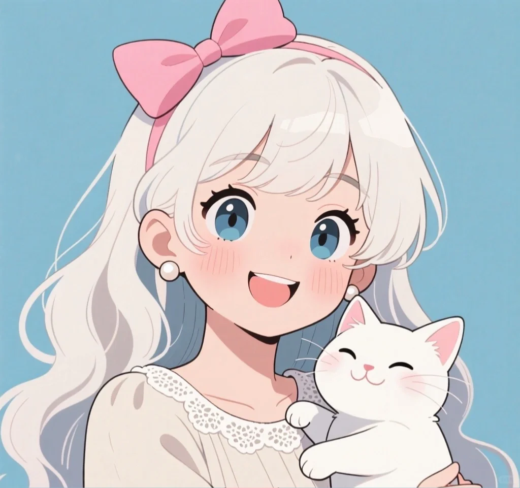 萌系猫咪与可爱小天使👼
