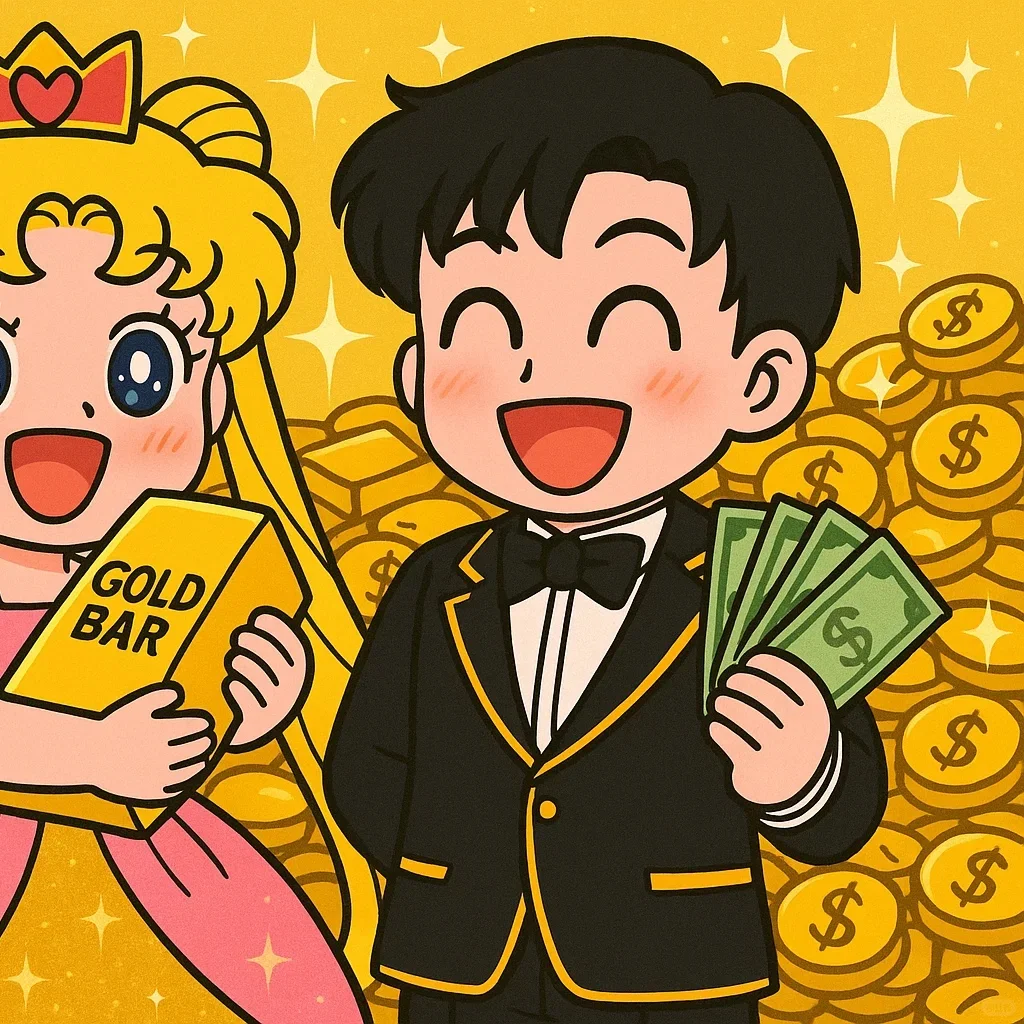 金光闪闪情侣头像