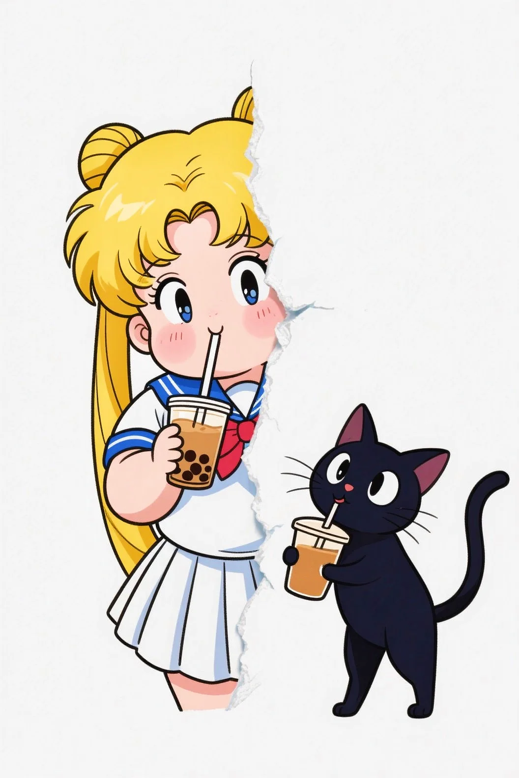 被美少女和她的猫治愈了！手机壁纸