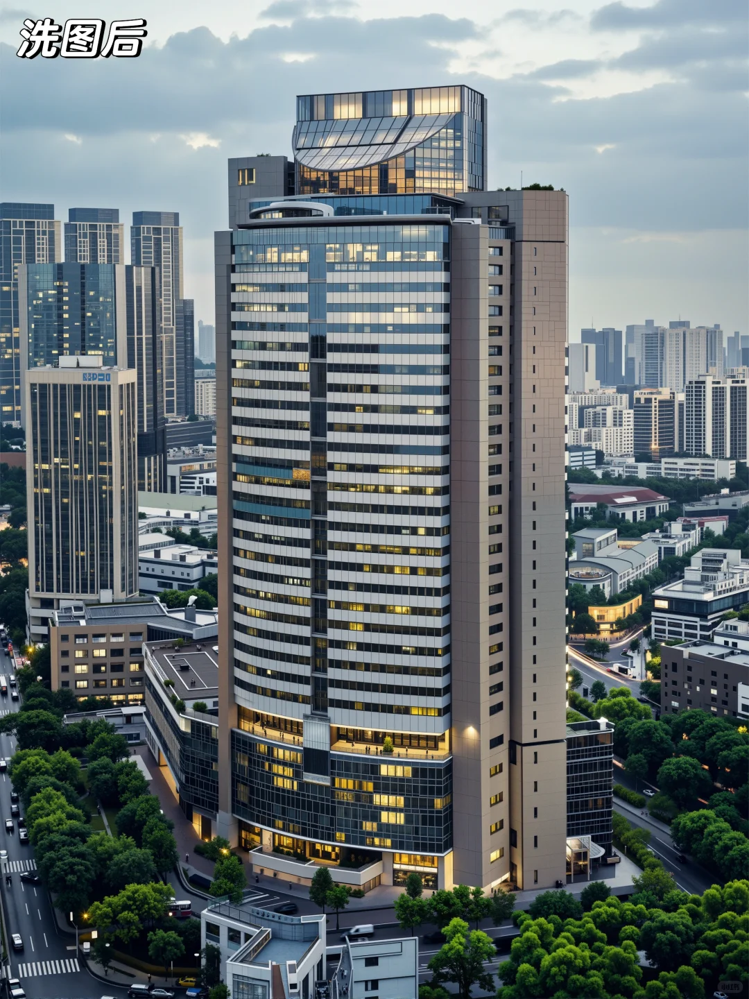 写字楼高清洗图