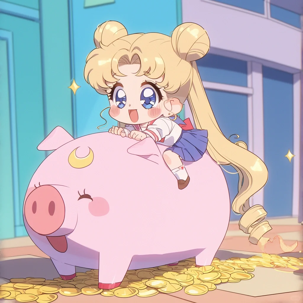 滴滴飞猪暴富版🐷奶茶头像🥤美少女战士