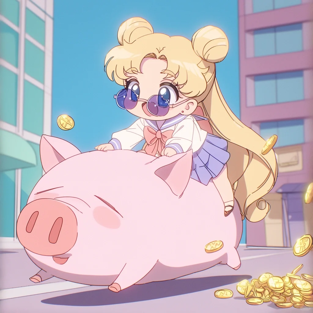 滴滴飞猪暴富版🐷奶茶头像🥤美少女战士