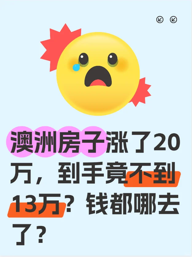 澳洲房产增值20万，为何笑不出来？