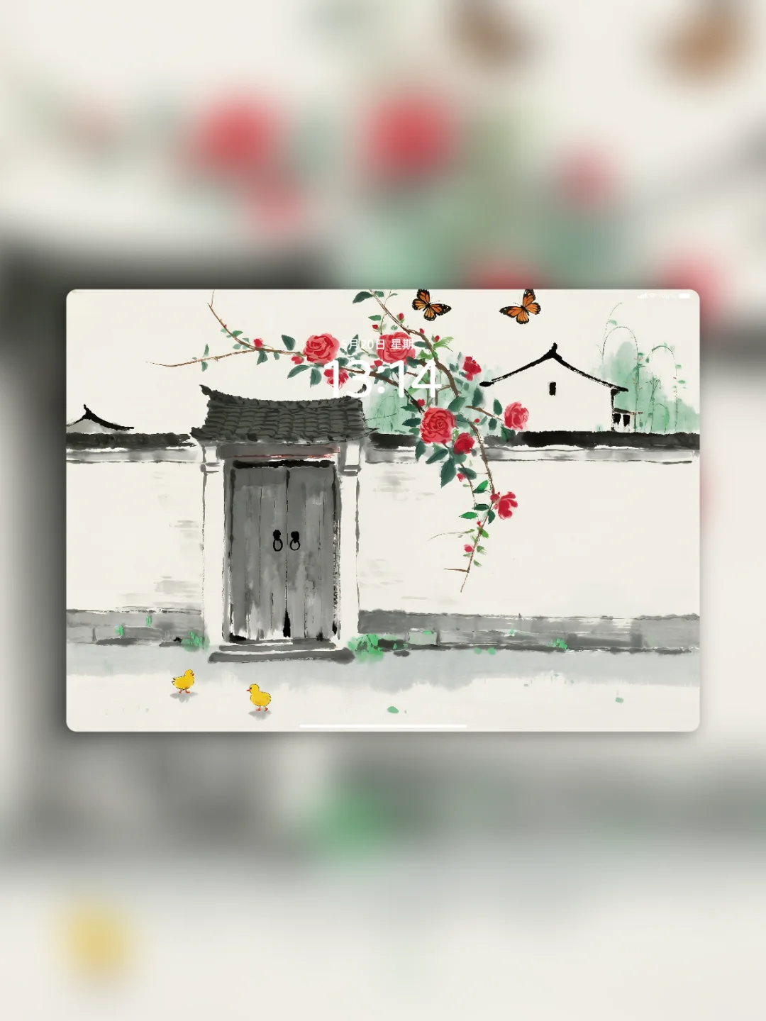 壁纸| #87 |古墙花影