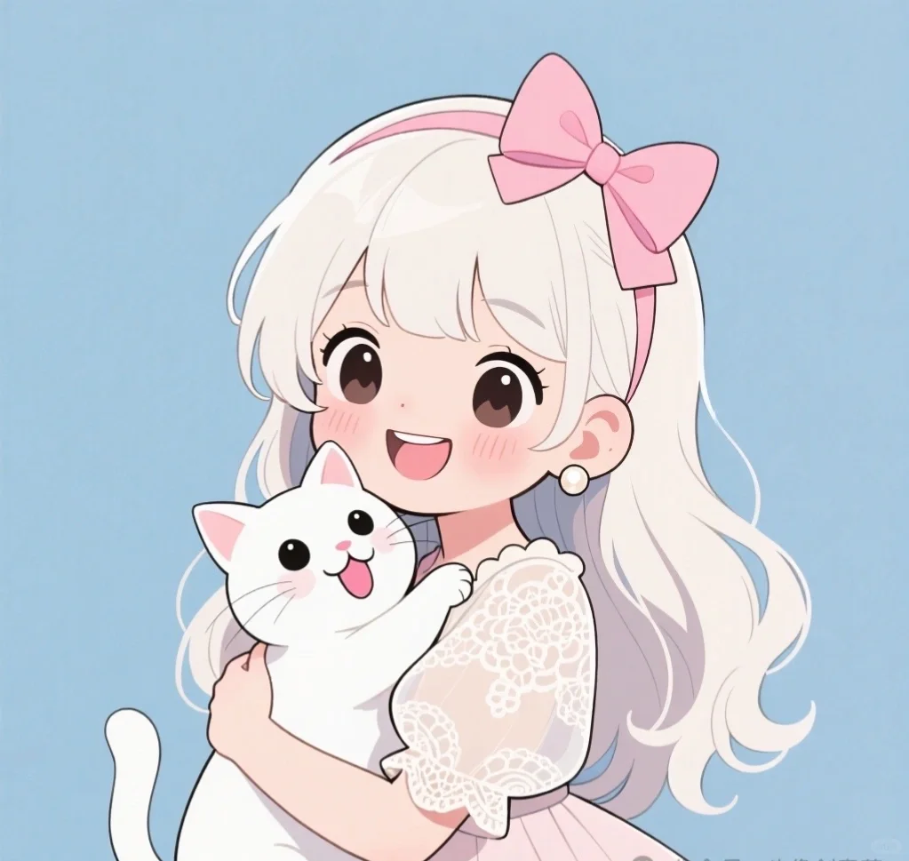 萌系猫咪与可爱小天使👼