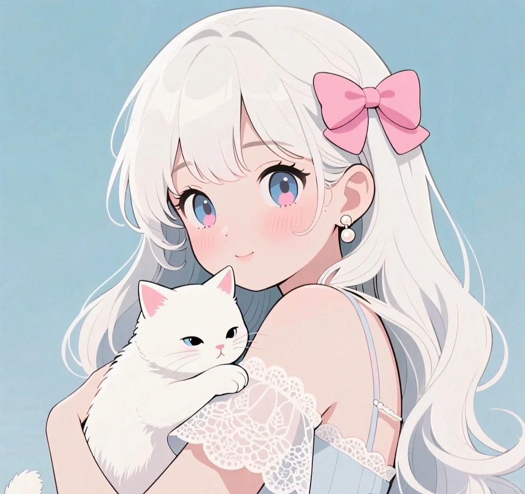 萌系猫咪与可爱小天使👼