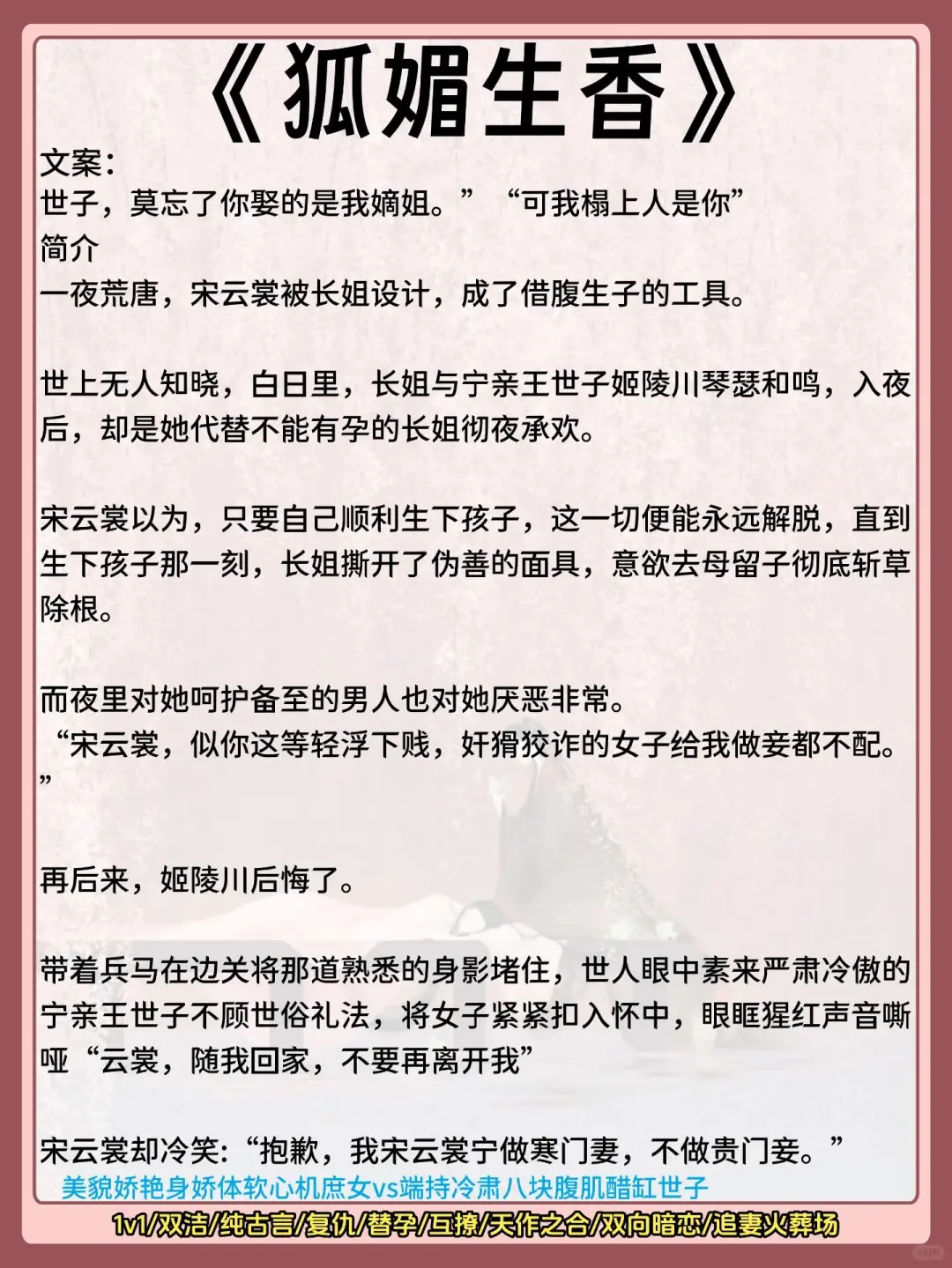 男主重🐟开🙉疯狂上头身体力行古言‼️