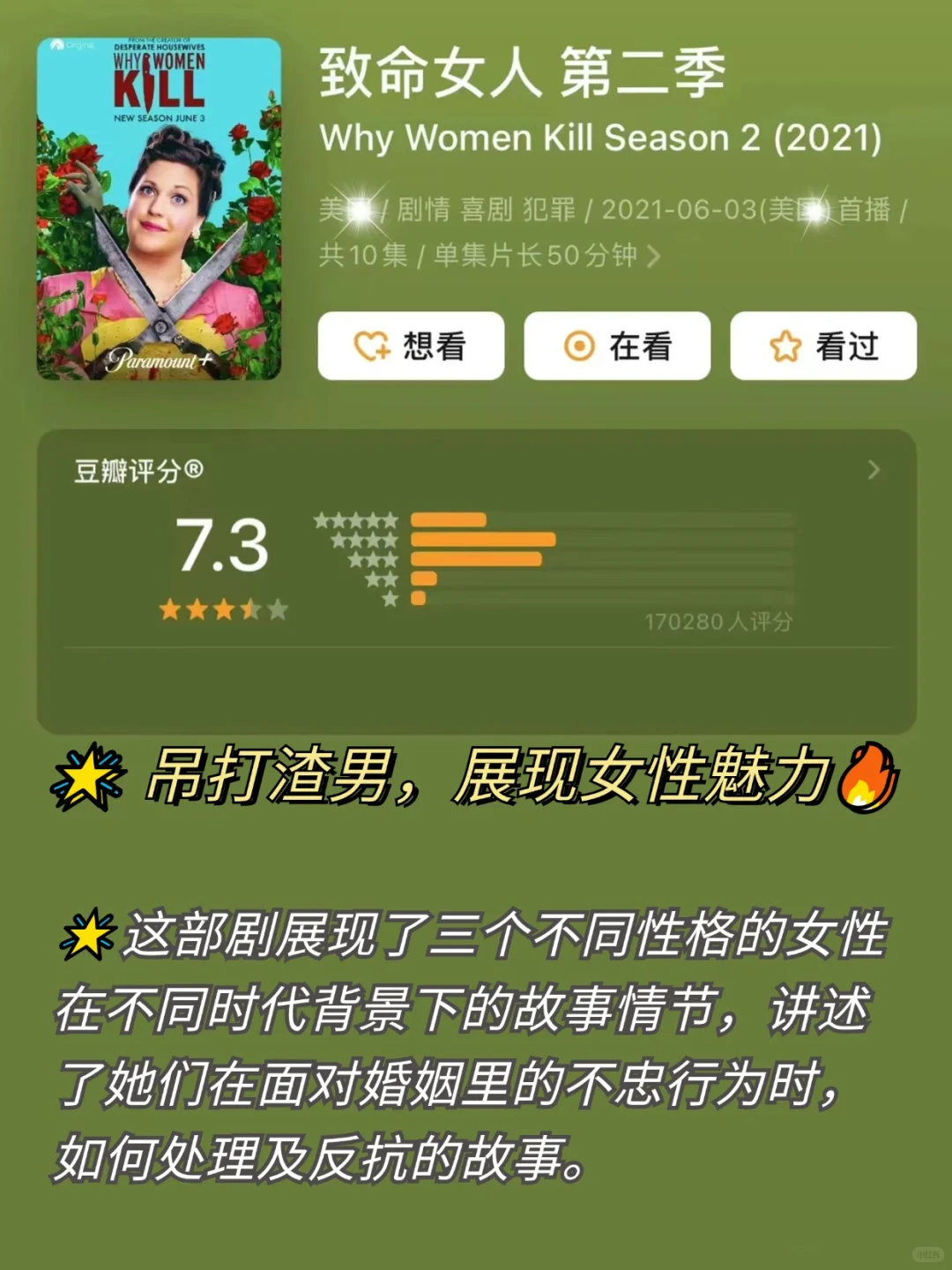 性格拧巴的人，可以多看美剧