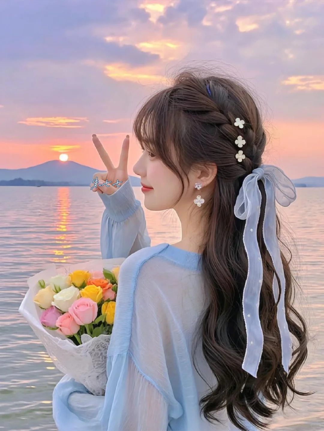 对晚霞和海的偏爱💛