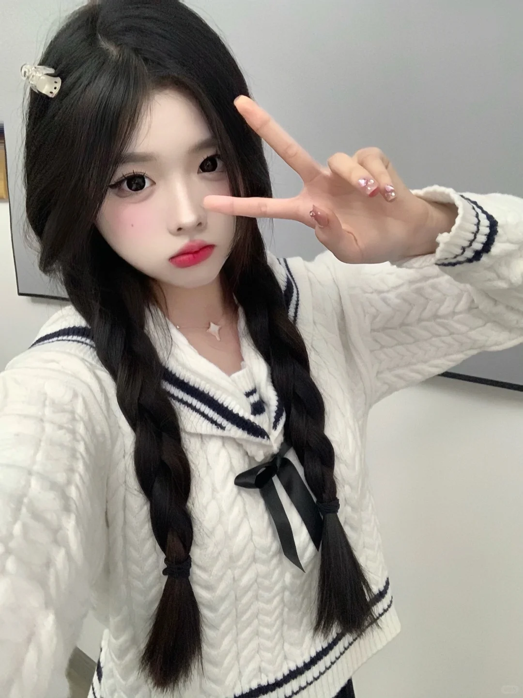 双马尾好有邻家女孩感～