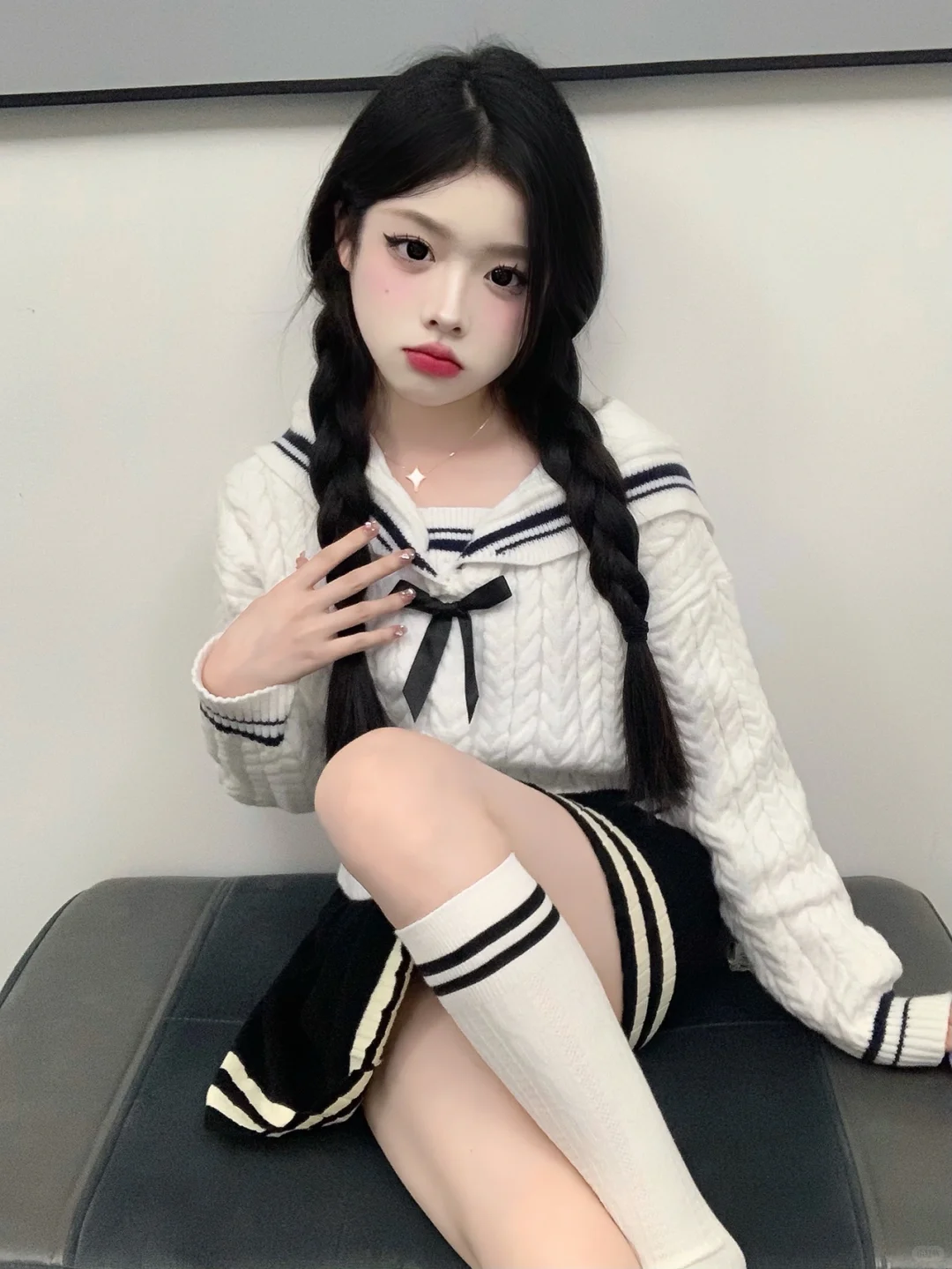 双马尾好有邻家女孩感～