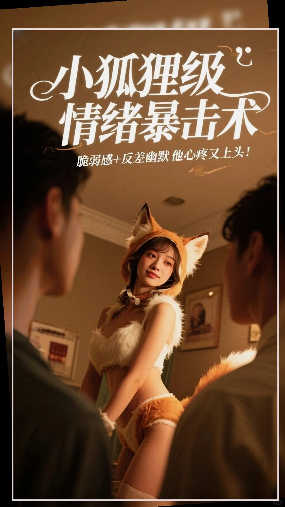 我发现小狐狸情绪暴击术 脆弱+反差超有用