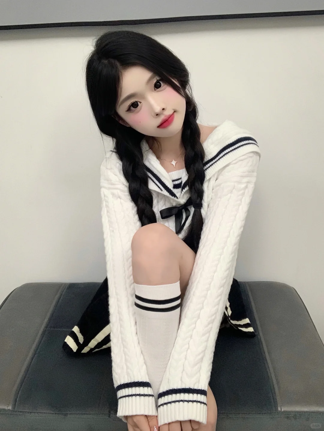 双马尾好有邻家女孩感～