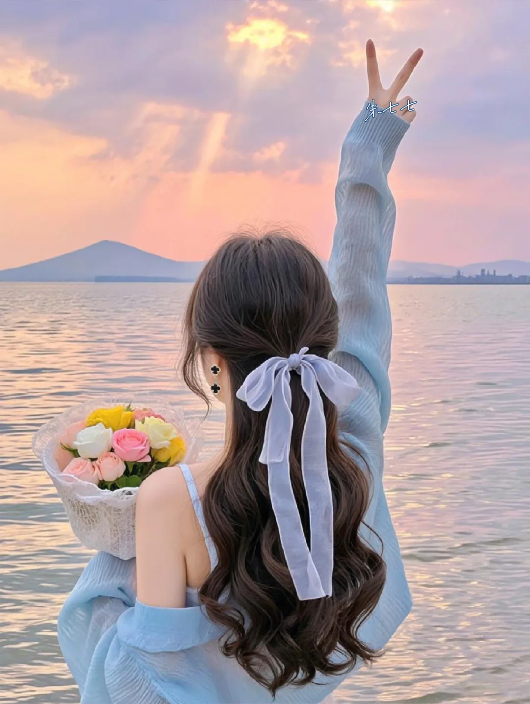 对晚霞和海的偏爱💛