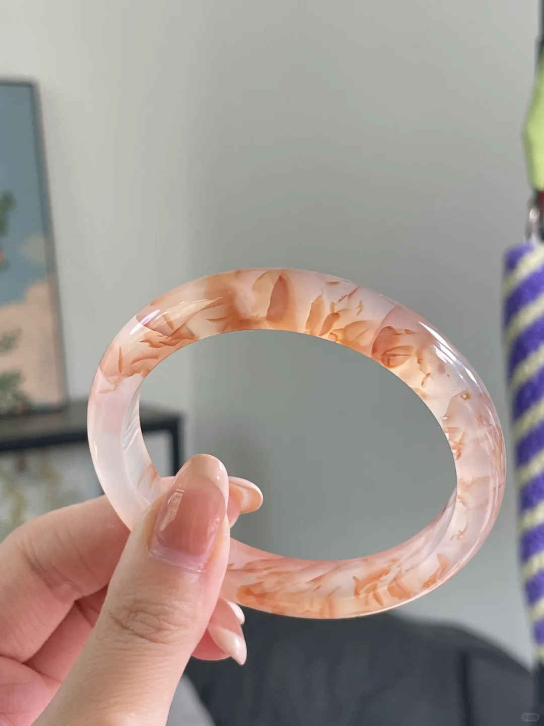 娇艳浓郁橘粉花瓣
