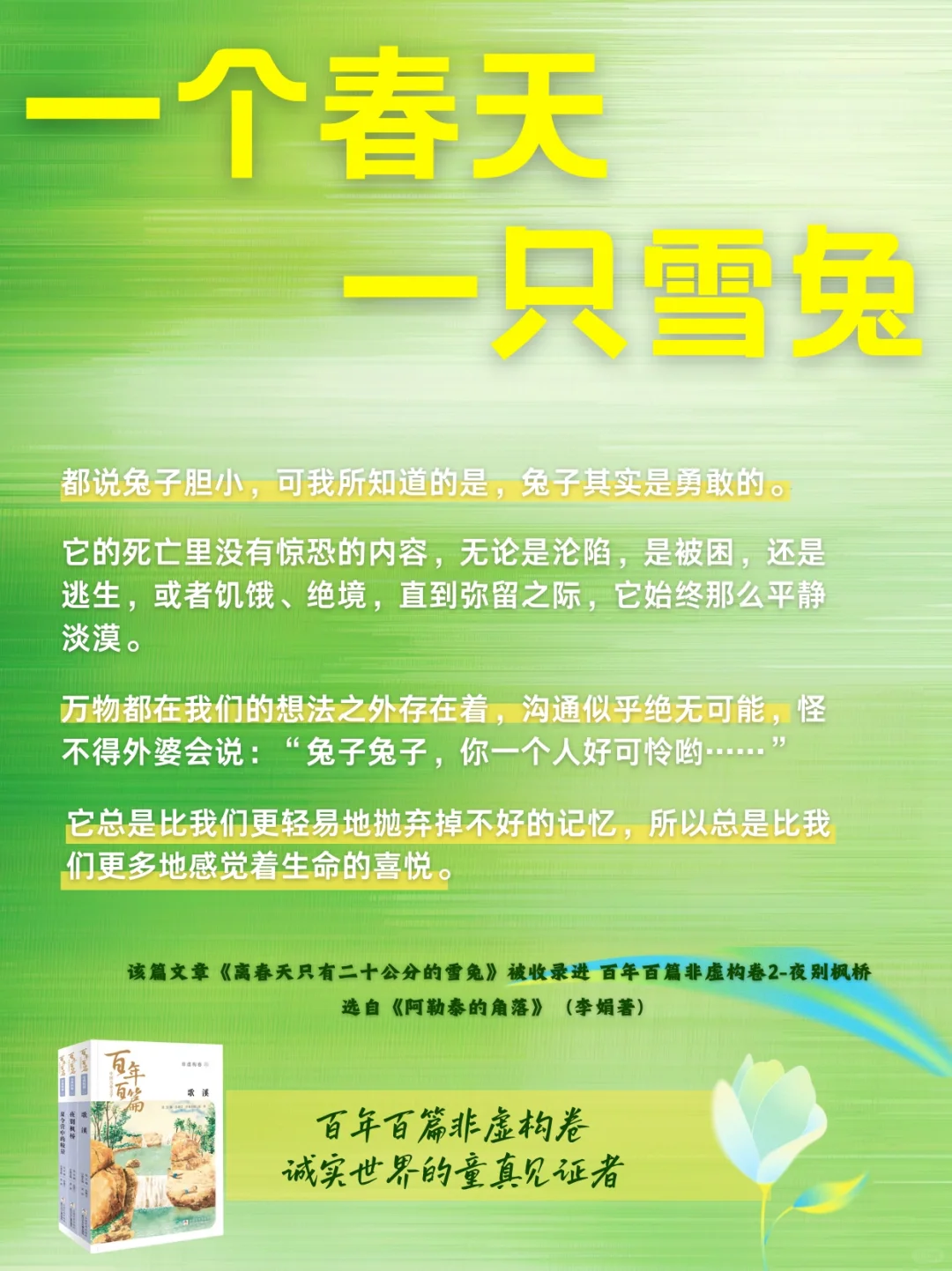 好想在我的阿勒泰里睡懒觉！她的文字也好绝