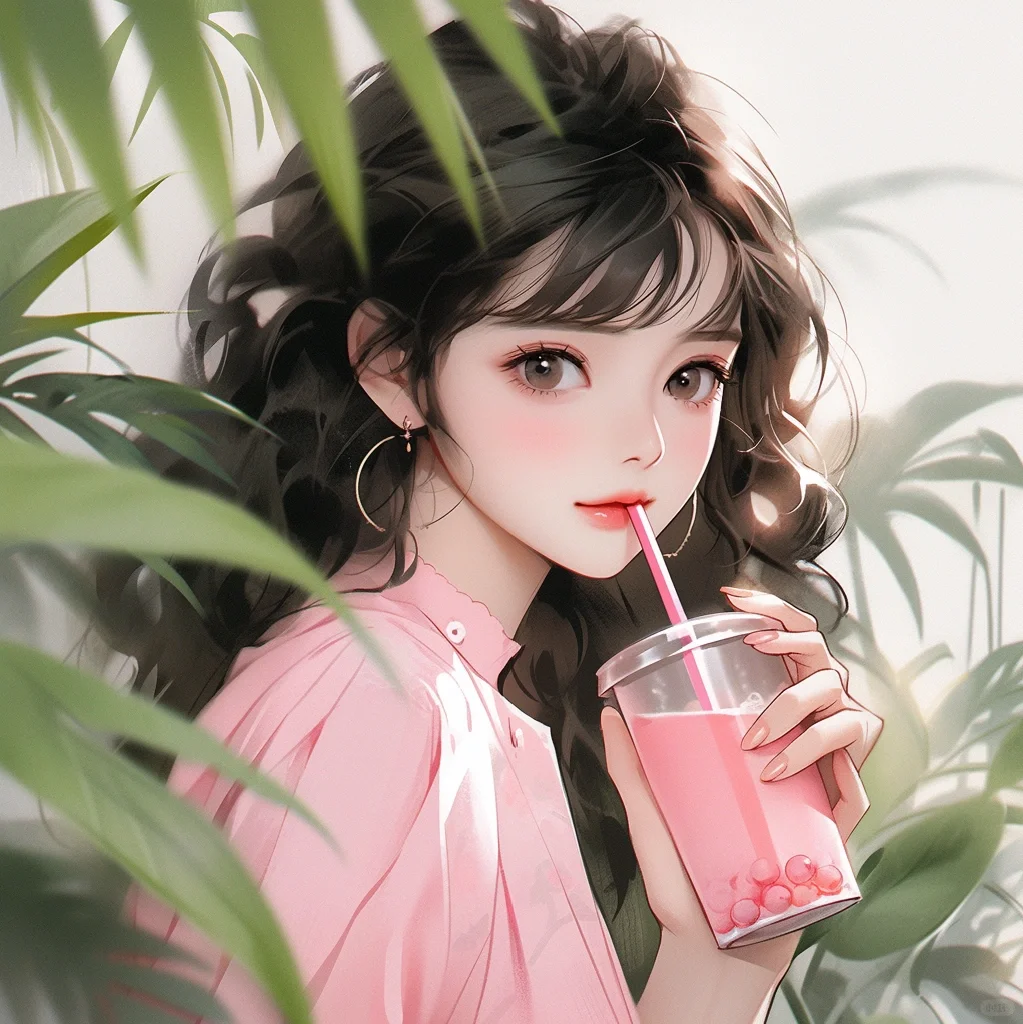 你就是粉色的棒棒糖，轻抿一口就会糖分超标