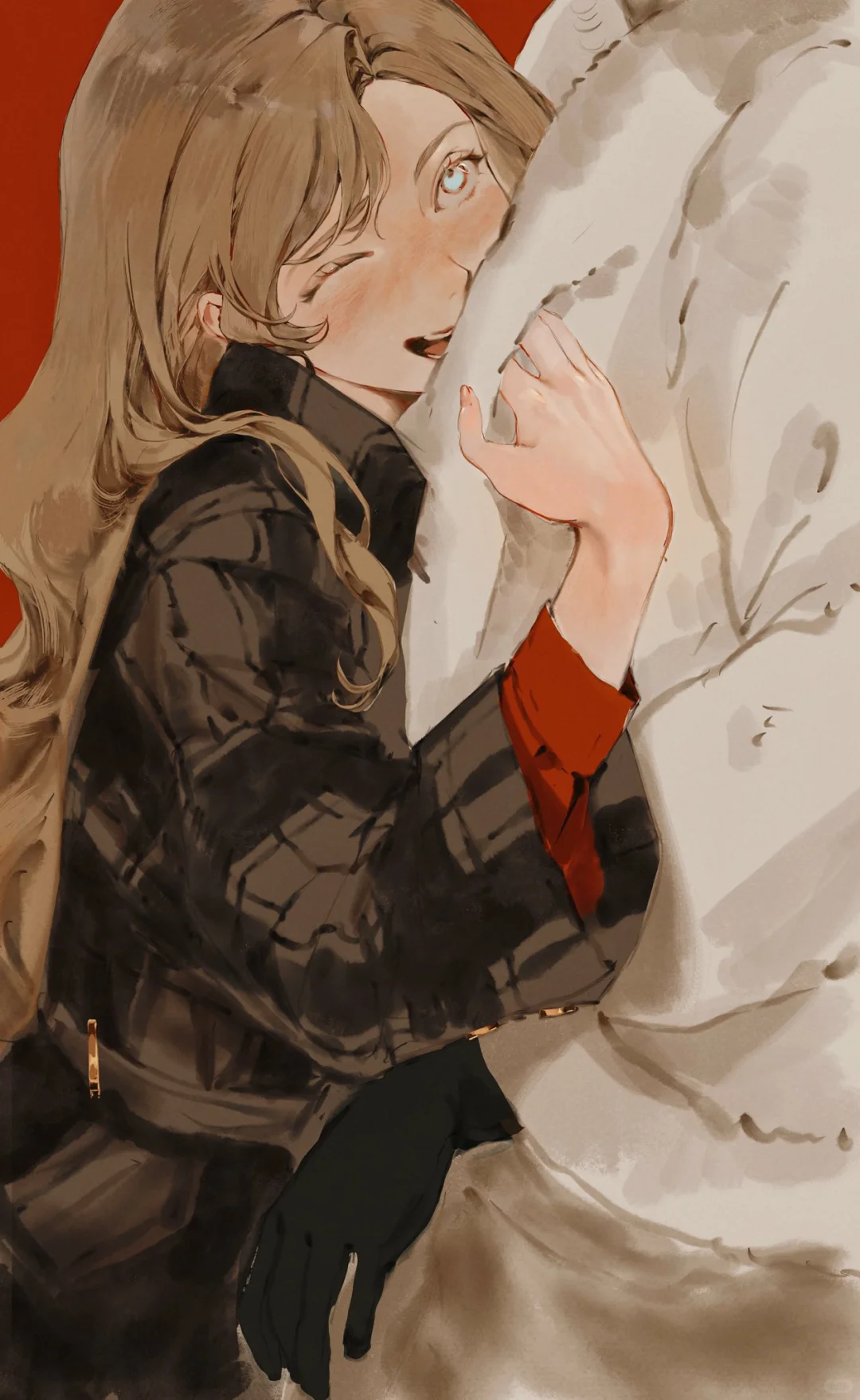 画师moaomao_mo，慵懒又唯美的少女