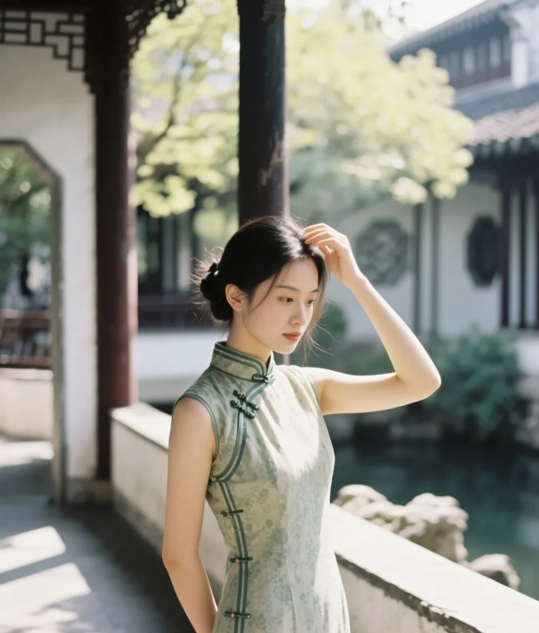 存一些旗袍拍照姿势，快来学！