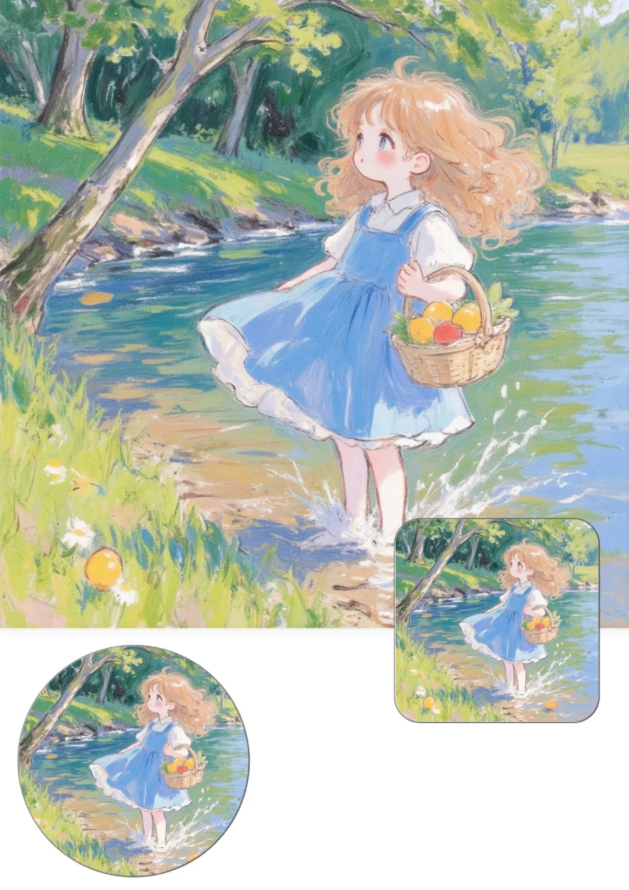 卡通女生头像|闺蜜头像，唯美女生头像！
