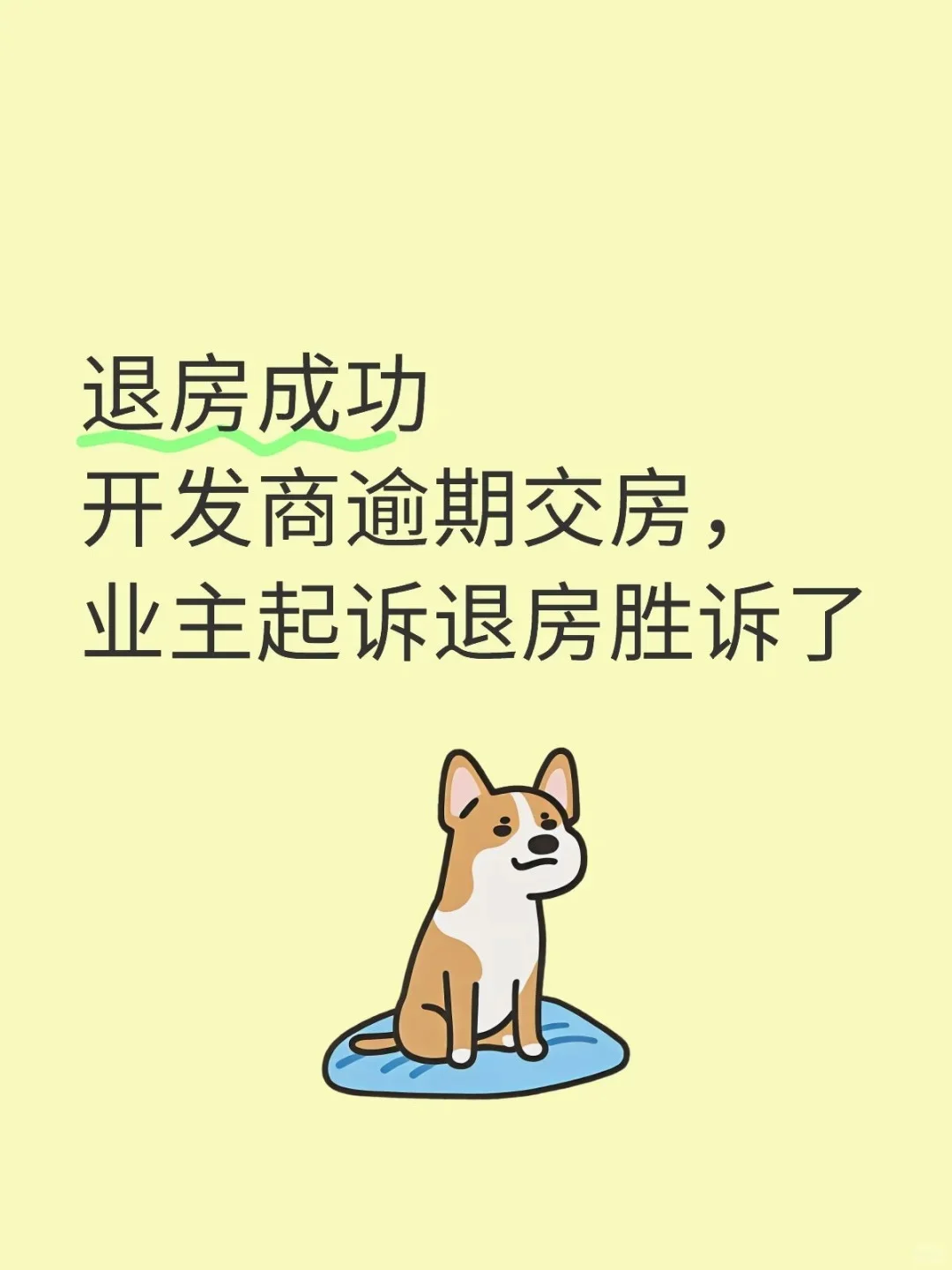 🏠 开发商逾期交房，我起诉退房胜诉了！
