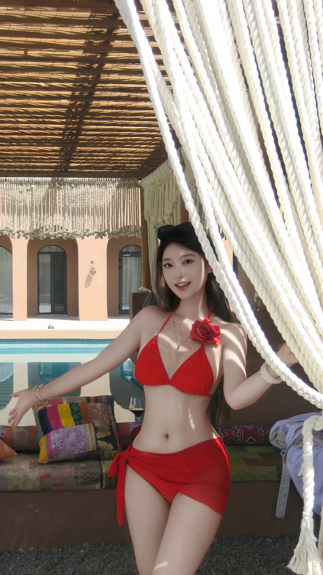 🍓✨红色比基尼也太好拍了！！！