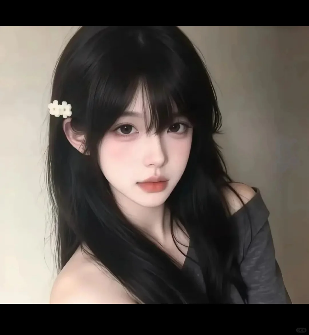 油画感的清冷美少女！美到窒息