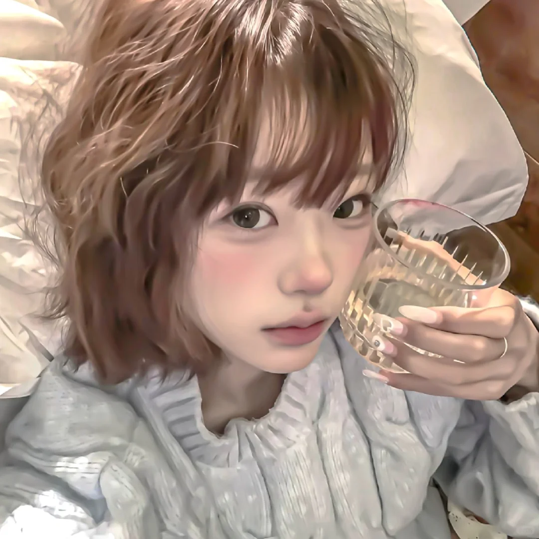 WeChat酒酿樱花雨女头