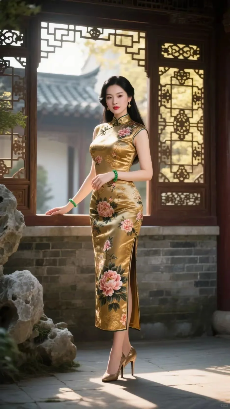 中国旗袍风，东方之韵，尽显古韵流芳