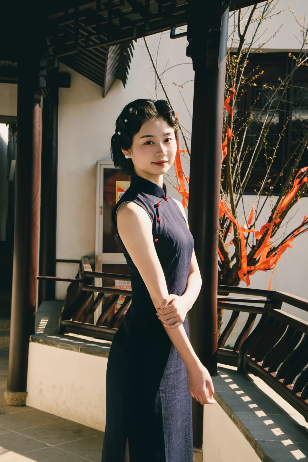 我拍的旗袍女孩，啊啊啊！