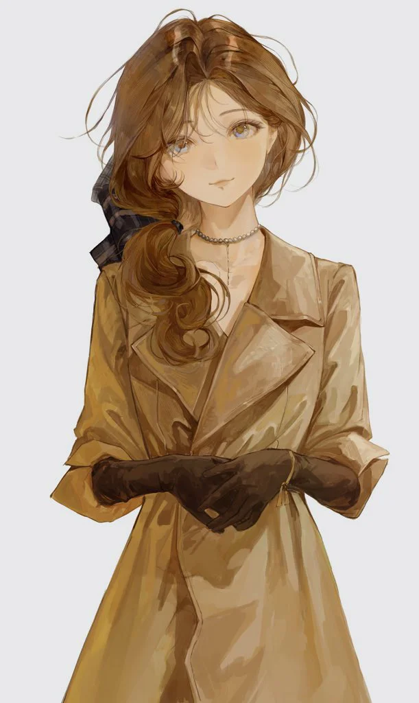 画师moaomao_mo，慵懒又唯美的少女