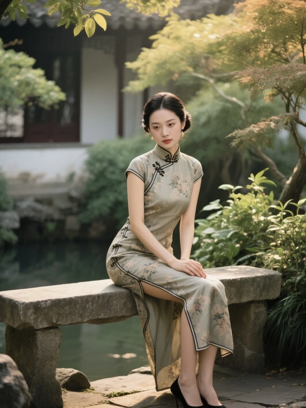 存一些旗袍拍照姿势📸，快来学！