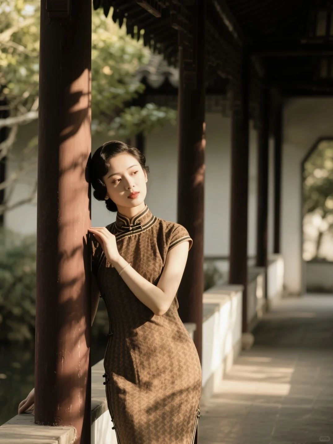 存一些旗袍拍照姿势📸，快来学！