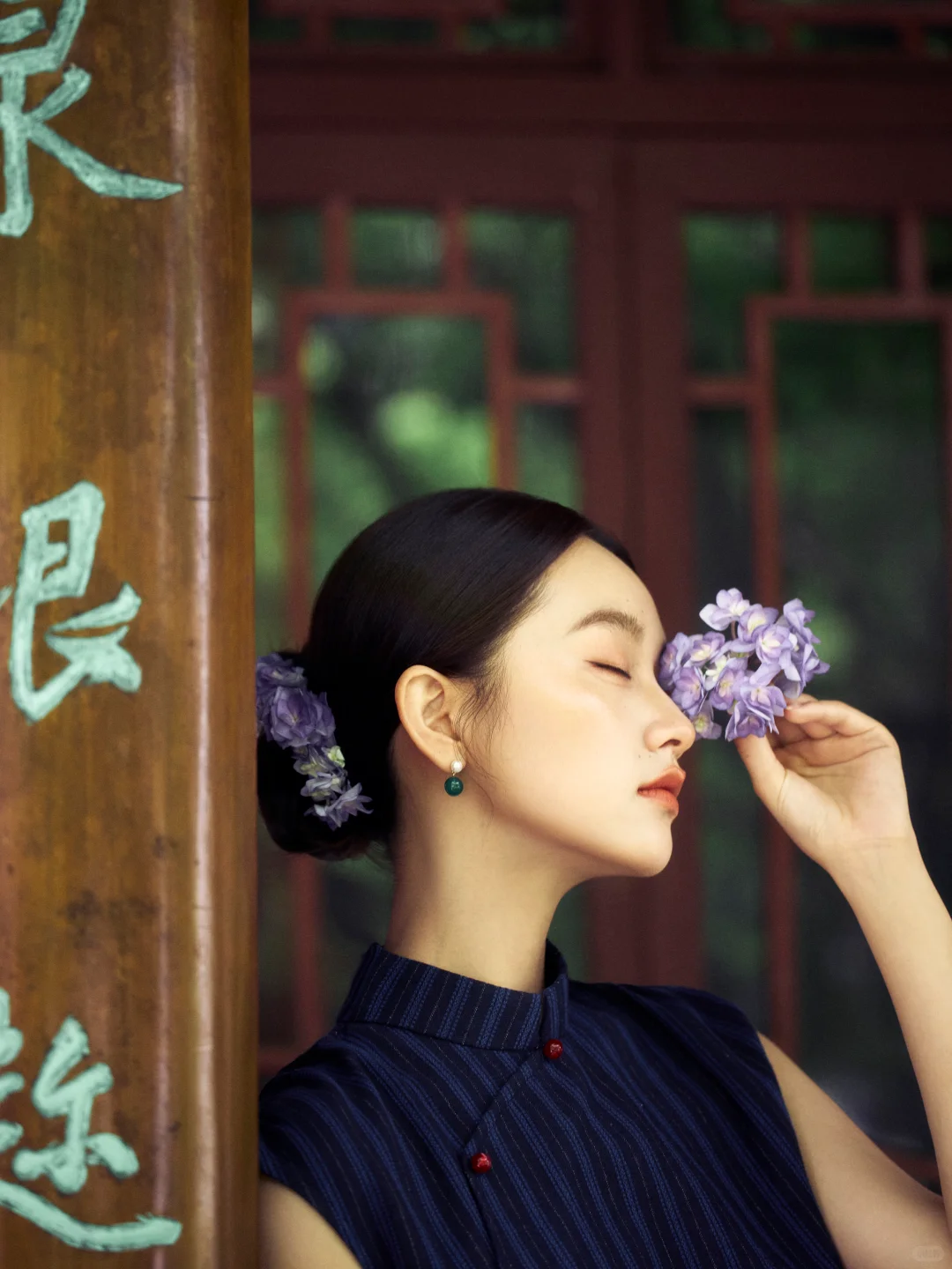 曳绿垂眸，风动声色｜独属于国人的东方韵味