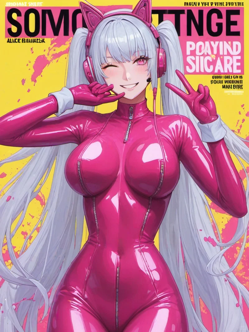 换个风格系列｜呀咪，二次元美少女