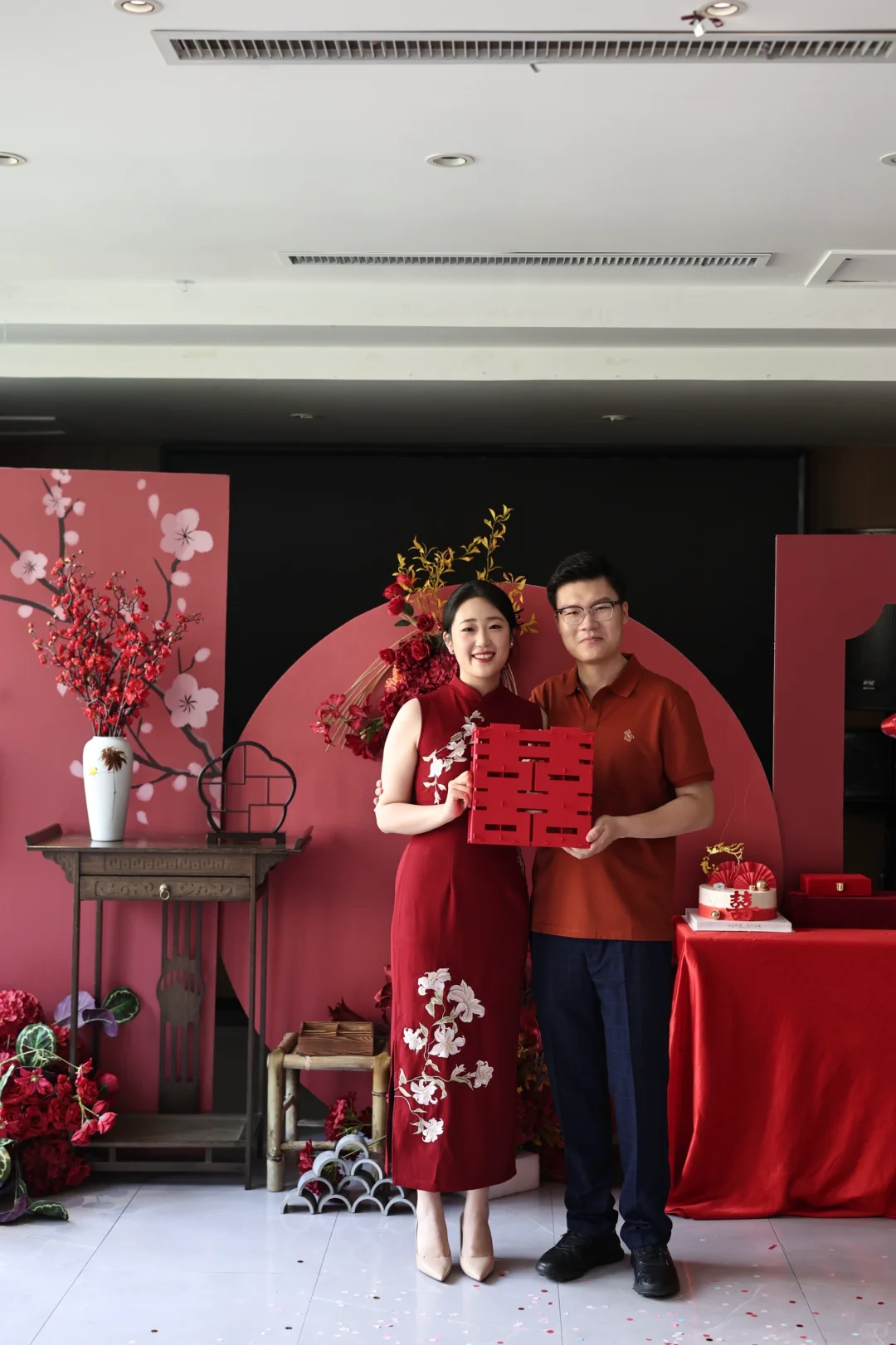 超满意我的订婚礼服！