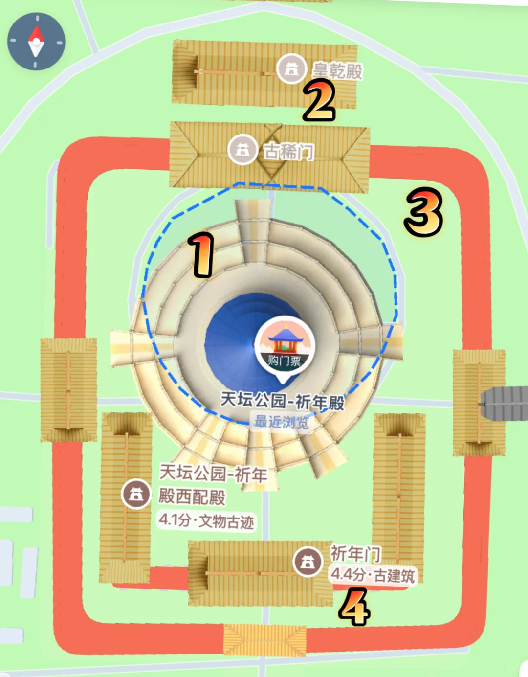 天坛旗袍｜私藏4个天坛无人感机位大公开！