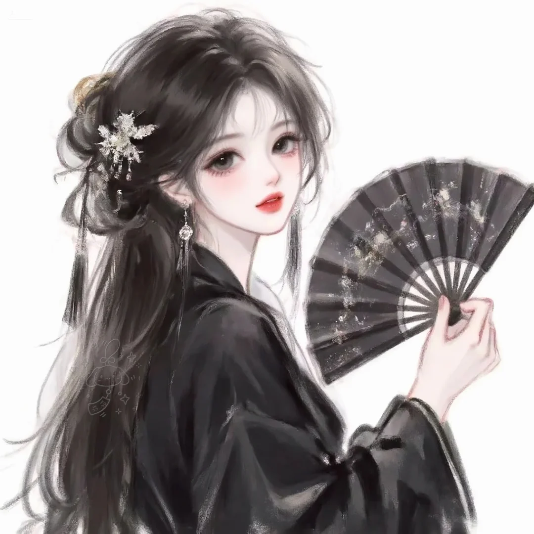 今天画的古风女孩～