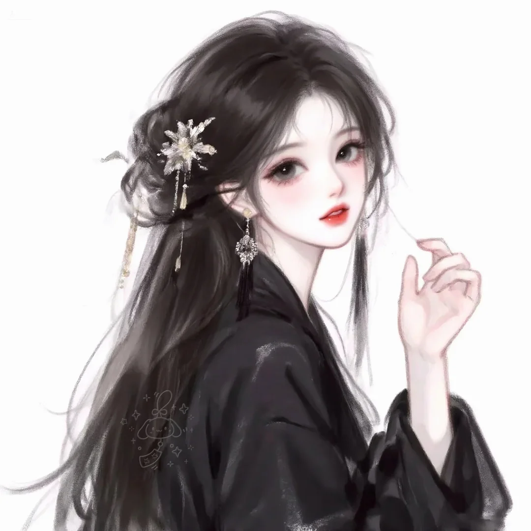 今天画的古风女孩～