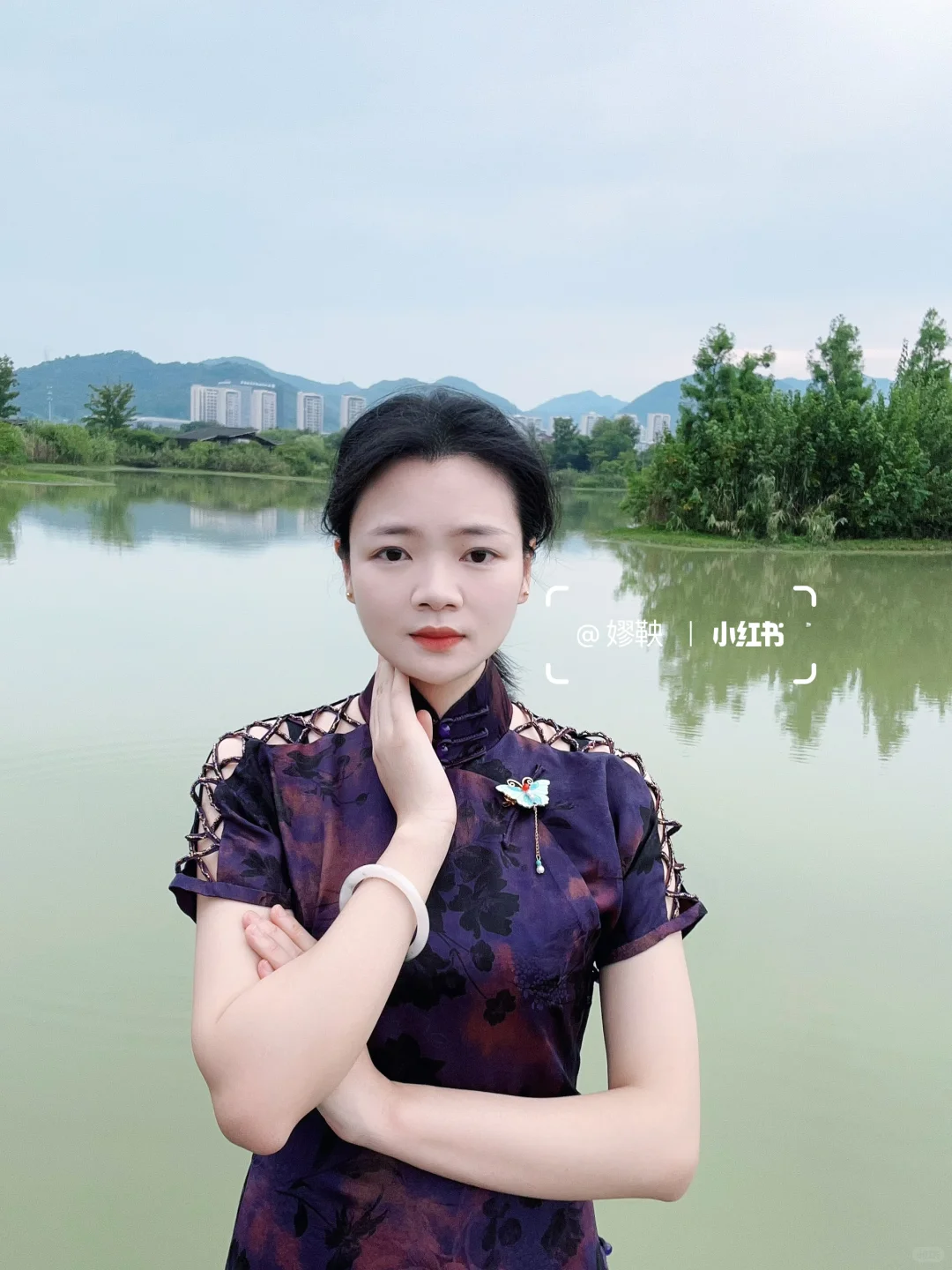 总要有件编织旗袍吧