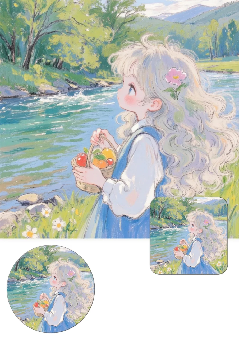 卡通女生头像|闺蜜头像，唯美女生头像！