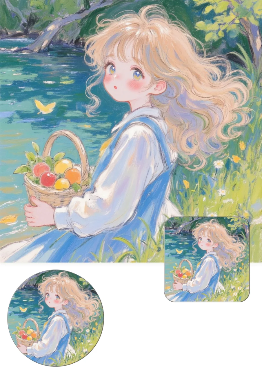 卡通女生头像|闺蜜头像，唯美女生头像！