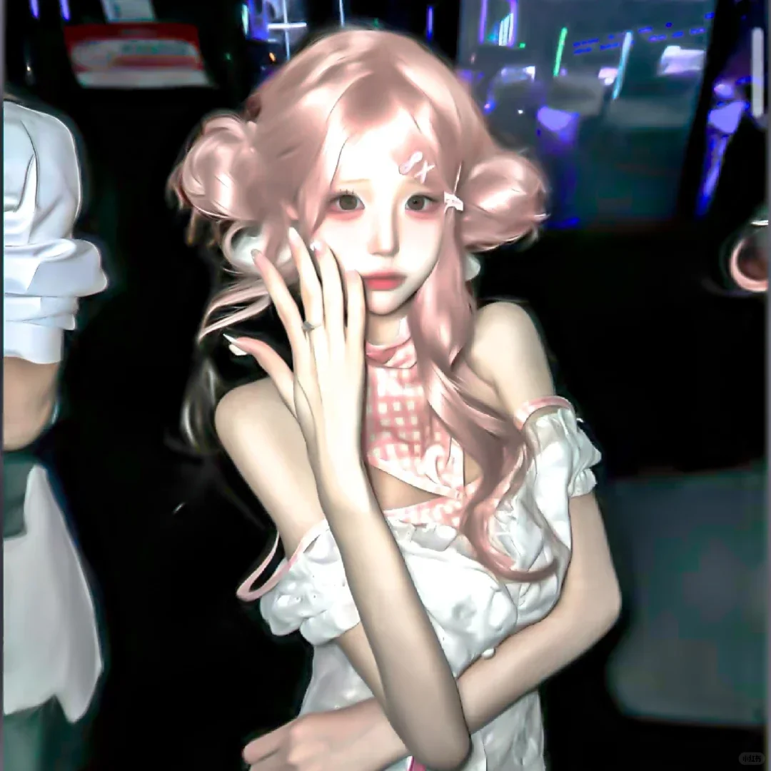 WeChat酒酿樱花雨女头