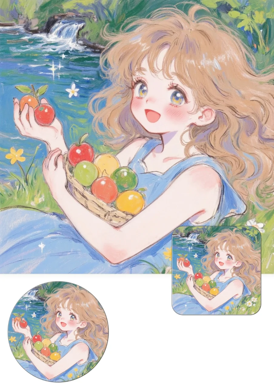 卡通女生头像|闺蜜头像，唯美女生头像！