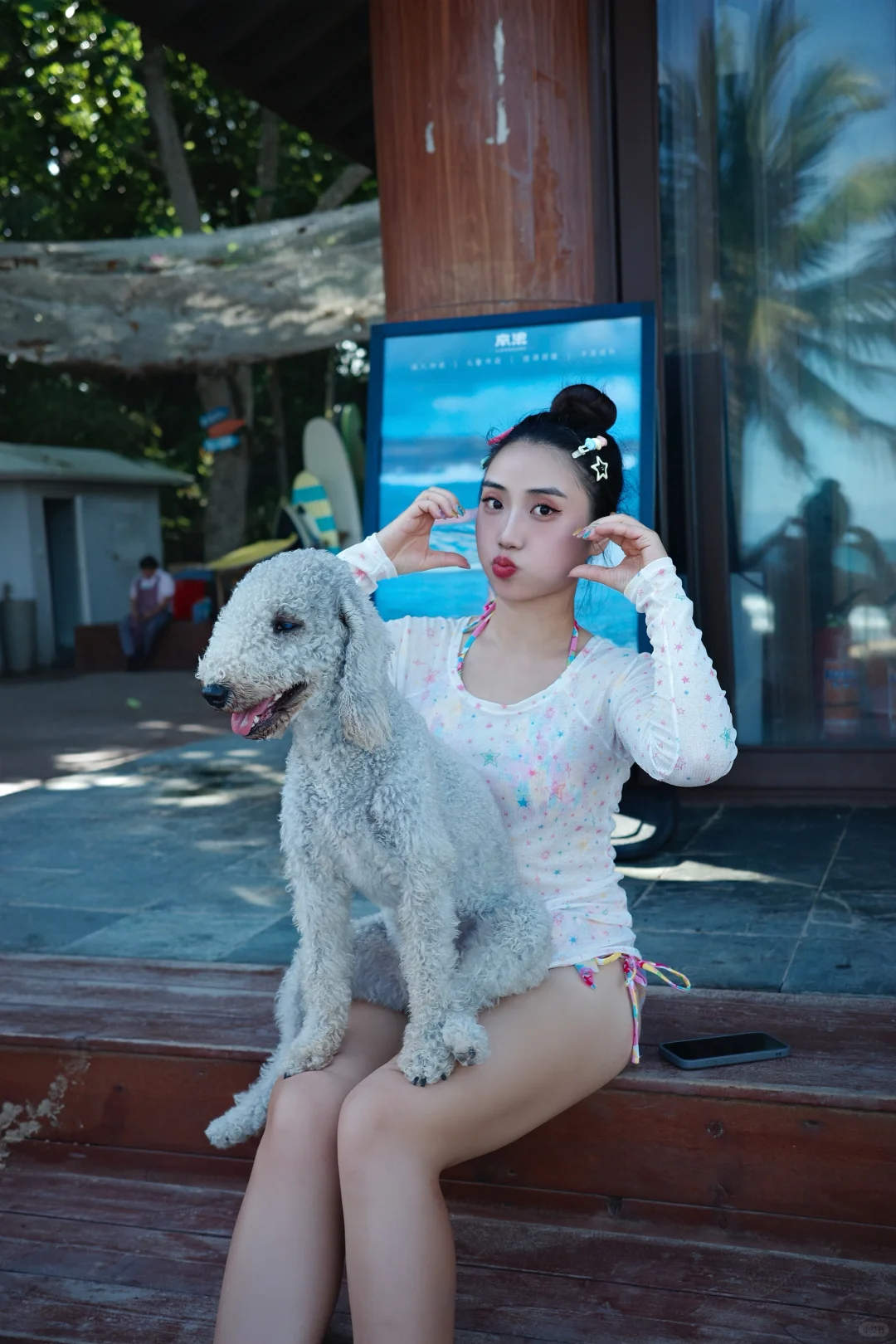 夏，海，肌肉，比基尼，女孩🤪