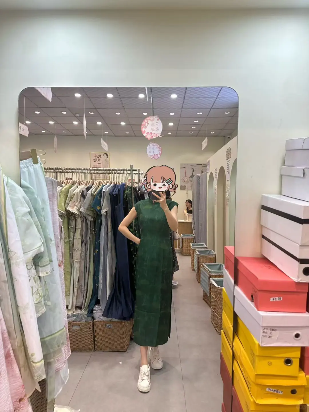 打卡西安旗袍店