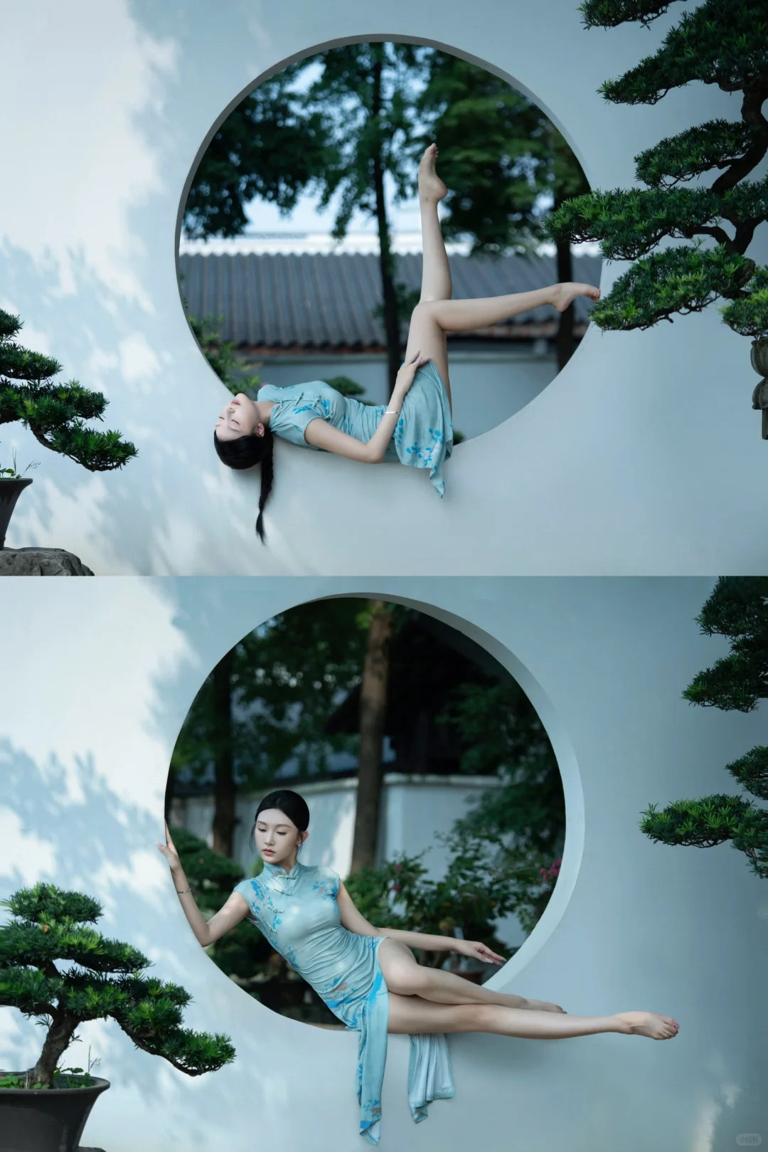 中式园林｜做一场与旗袍的梦