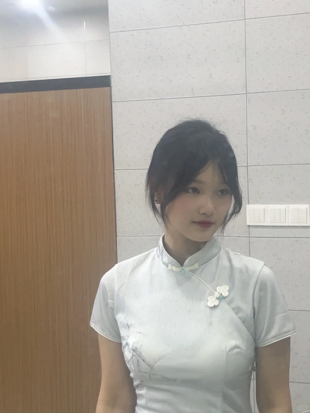 朋友说我很适合旗袍