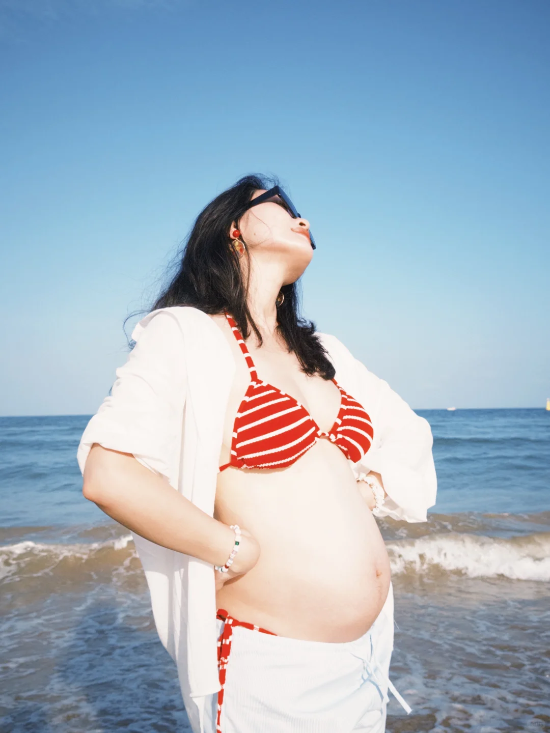 🤰大方炫肚 解锁我的孕期比基尼👙